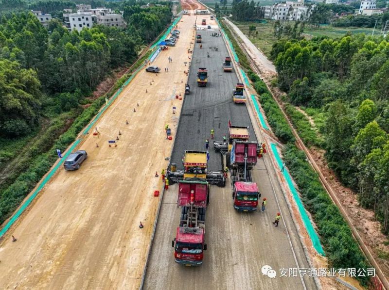 【省重 點項目】3D技術(shù)“打印”高速公路，南三島大橋項目進入路面工程施工階段